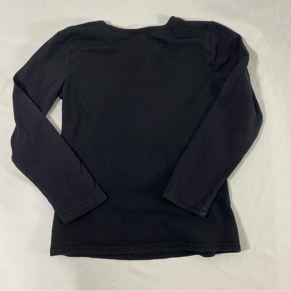 Children’s Place #Princess Black Long Sleeve Tee - Picture 3 of 6